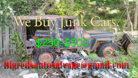 Junk Cars Wanted.